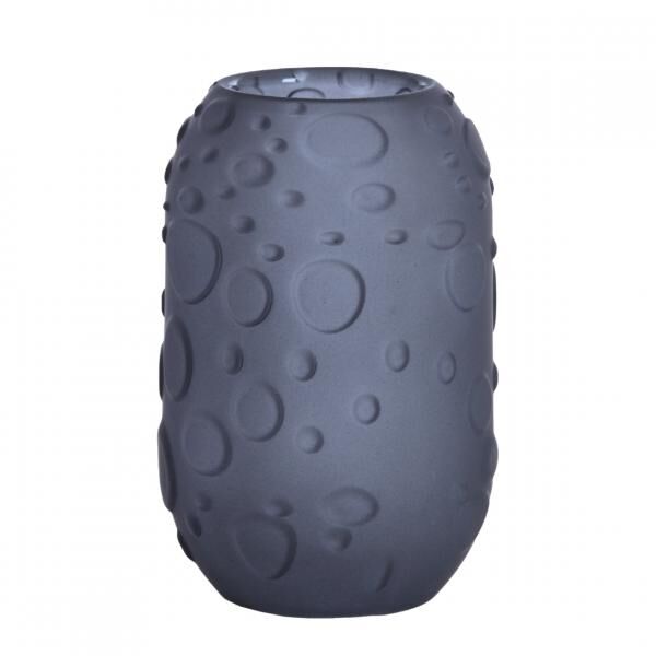 Light & Living Finley Teelichthalter Glas grau 13 cm