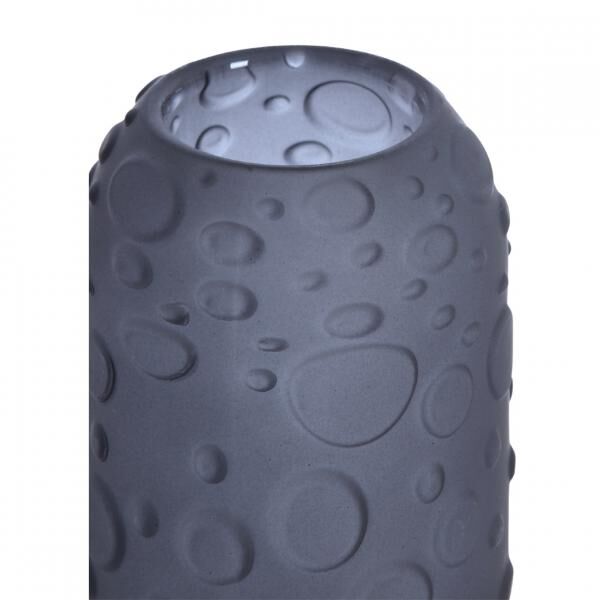 Light & Living Finley Teelichthalter Glas grau 13 cm