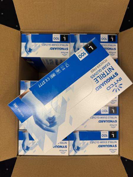 Nitril Handschuhe - Intco Synguard - Puderfrei - MHD Ware