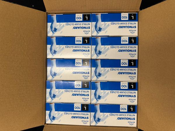Nitril Handschuhe - Intco Synguard - Puderfrei - MHD Ware