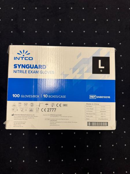 Nitril Handschuhe - Intco Synguard - Puderfrei - MHD Ware