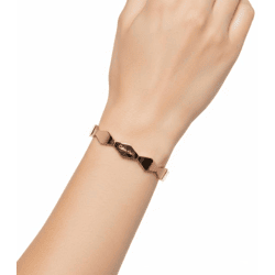 Zeitloser Calvin Klein Snake Damen Armreif aus Edelstahl Armband Eleganter Arm- & Handgelenk-Schmuck Größe XS KJ5DPD1001 Rosegold