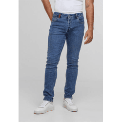 bequeme 2Y Premium Herren Jeans Slim Fit Blau