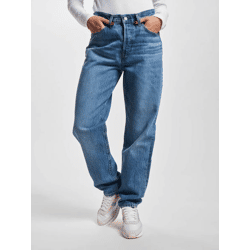 bequeme LEVI´S Damen Jeans Straight Fit mit Baumwolle Blau