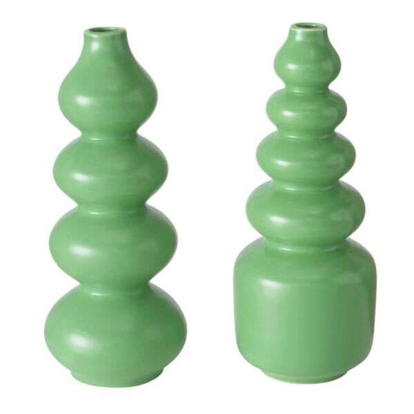 Boltze home Vase Brunila grün 30 cm 2 sortiert