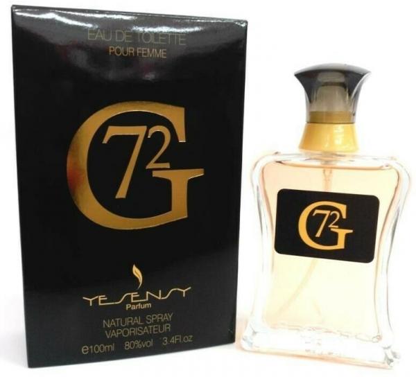 Eau de Toilette for woman 100 ml 72 G - Yeseny