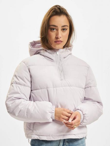 funktionale Urban Classics Damen Jacke Kordelzug Rei&szlig;verschluss 96 g/m&sup2; Hell-Violett
