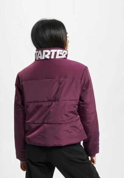 l&auml;ssige STARTER Damen Jacke Rei&szlig;verschluss Taschen 139 g/m&sup2; Violett