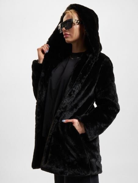 moderne Urban Classics Damen Jacke Kapuze 420 g/m&sup2; Schwarz