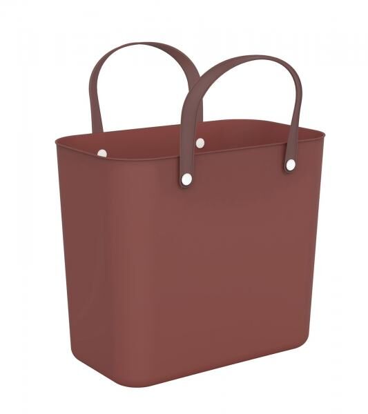 Nachhaltige Rotho Multibag ALBULA 25L Ocean-Bound Plastic Tragetasche Einkaufskorb 7670987 Rot