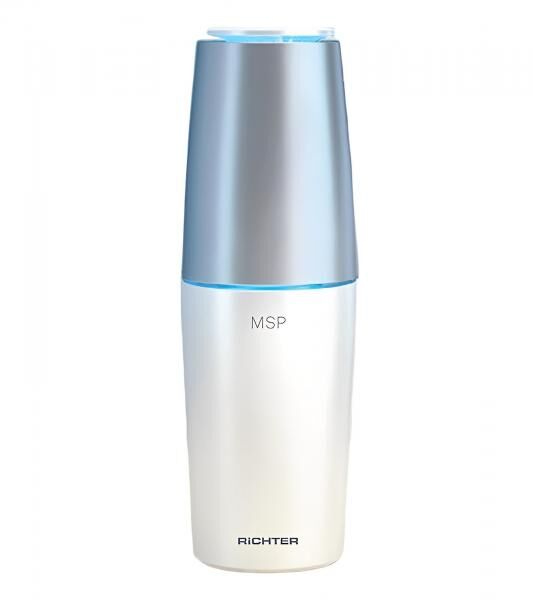 RiCHTER Tragbarer UV-Luftreiniger mit USB-Anschluss Luftsterilisator UV-Desinfektion Luftreinigung Geruchsentfernung MSP1 Wei&szlig;/Silber