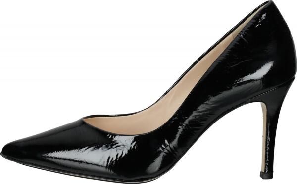 Sportliche h&ouml;gl Pumps Schlupfschuhe f&uuml;r Damen 6-187004 0100 Schwarz
