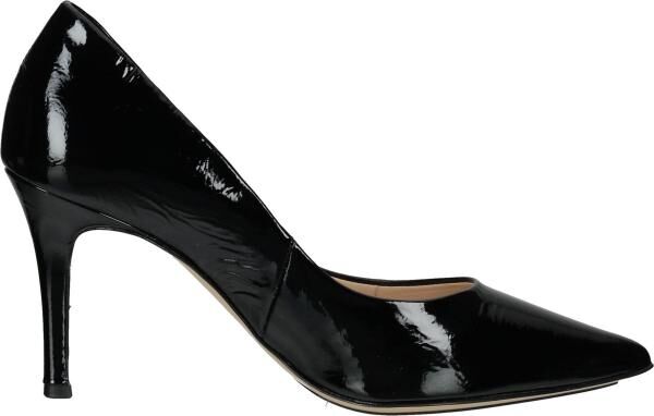 Sportliche h&ouml;gl Pumps Schlupfschuhe f&uuml;r Damen 6-187004 0100 Schwarz