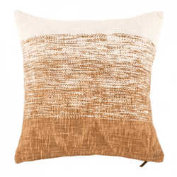 Tiseco Kissen Ombre indisch hellbraun 45 x 45 cm