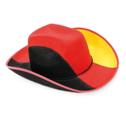 Cowboyhut Deutschland Fan - Adult Größe 58 cm