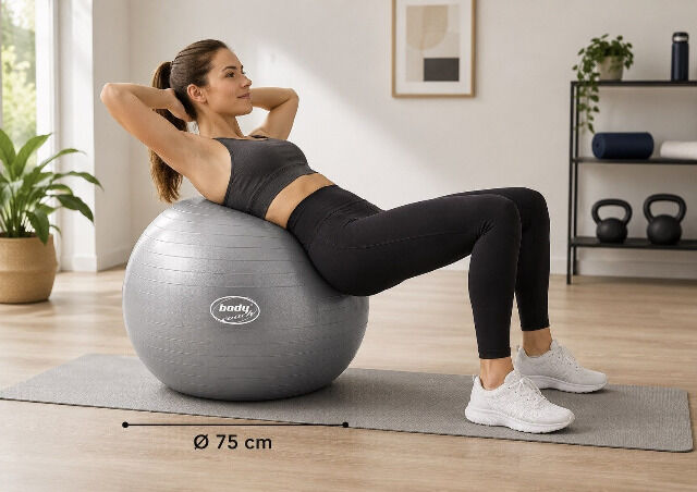 Gymnastikball 75 cm bis 100 kg belastbar