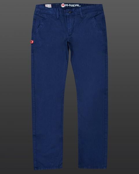 Herren Chino-Hose Regular Fit Klassische Stoffhose Freizeit Business-Chino 7551 Navy