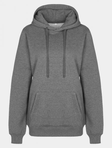moderner Stylefile Herren Hoodie Kapuze mit Baumwolle Grau