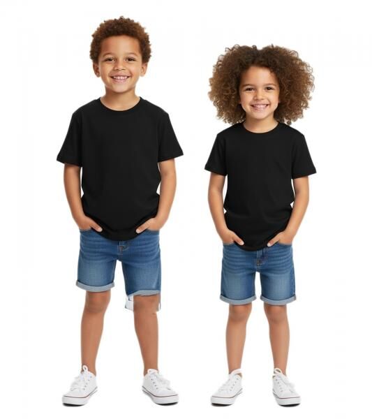 PUMA Base Kinder Sport-Shirt f&uuml;r Jungen & M&auml;dchen nachhaltiges Baumwoll T-Shirt mit Logo 678260 02 Schwarz