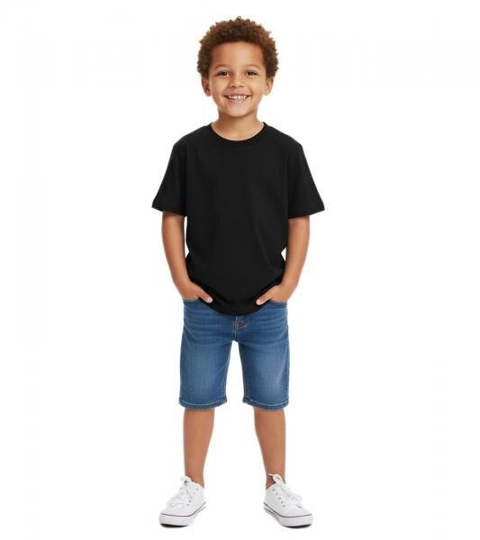 PUMA Base Kinder Sport-Shirt f&uuml;r Jungen & M&auml;dchen nachhaltiges Baumwoll T-Shirt mit Logo 678260 02 Schwarz