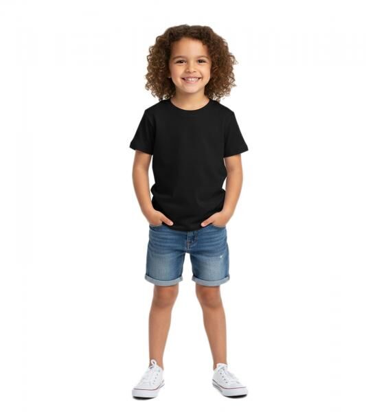 PUMA Base Kinder Sport-Shirt f&uuml;r Jungen & M&auml;dchen nachhaltiges Baumwoll T-Shirt mit Logo 678260 02 Schwarz