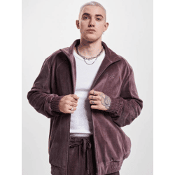 schlichte Sean John Herren Jacke mit Baumwolle Braun
