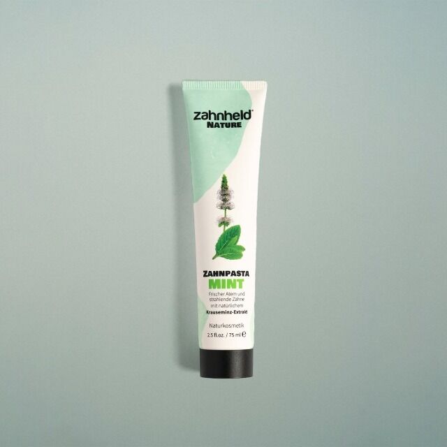 Zahnheld Zahnpasta – Classic, Mint, Minerals – 75ml – Naturkosmetik - direkt vom Hersteller – 1A-Ware, Neuware, OVP
