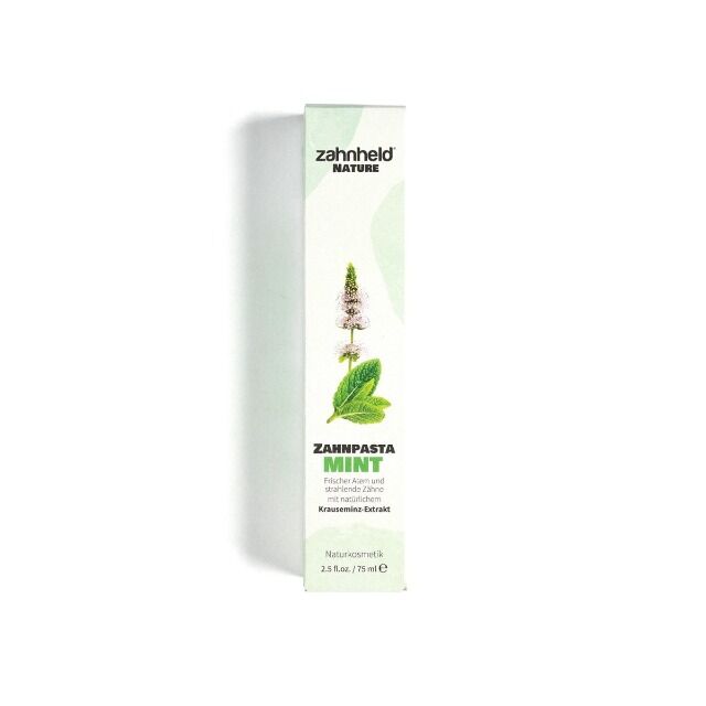 Zahnheld Zahnpasta – Classic, Mint, Minerals – 75ml – Naturkosmetik - direkt vom Hersteller – 1A-Ware, Neuware, OVP