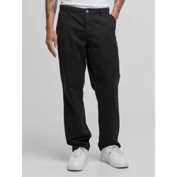 bequeme URBAN CLASSICS Herren Chino-Hose mit Baumwolle Schwarz