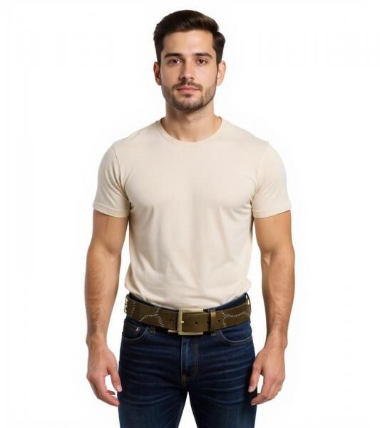 The Texas Chainsaw Massacre G&uuml;rtel f&uuml;r Damen oder Herren stylischer Leder-G&uuml;rtel Freizeit-G&uuml;rtel 116.5cm BT104741TCM4 Braun