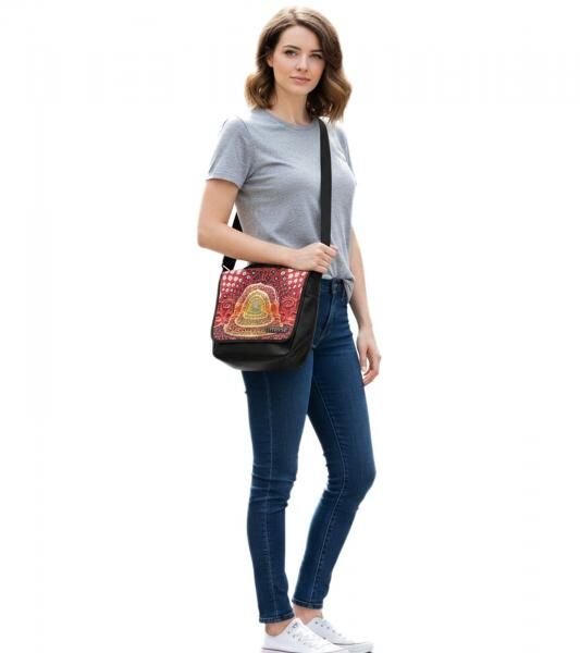 Tool&nbsp;Metal-Band Umh&auml;nge-Tasche Messengerbag stylische Laptop-Tasche Fan-Artikel 38 x 31 x 10 cm MB108193TOL0 Schwarz/Bunt