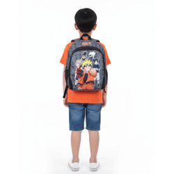 VADOBAG Kinder Rucksack im Naruto-Design Tages-Rucksack Kindergarten-Rucksack 7L 135-4065 Grau/Schwarz
