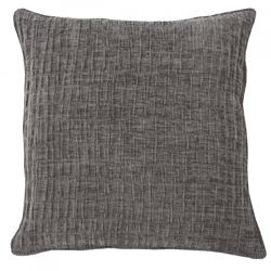 Tiseco-Kissen Chenille dunkelgrau 42 x 42 cm