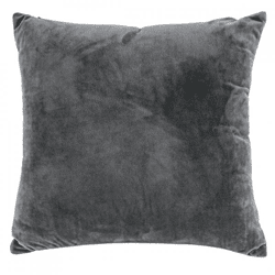 Tiseco Kissen „Crystal Velvet“ grau 42 x 42 cm