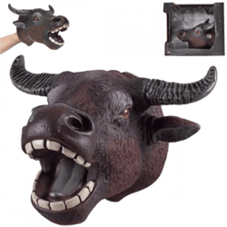 Spielzeug-Handpuppe „Büffel“, 18 cm