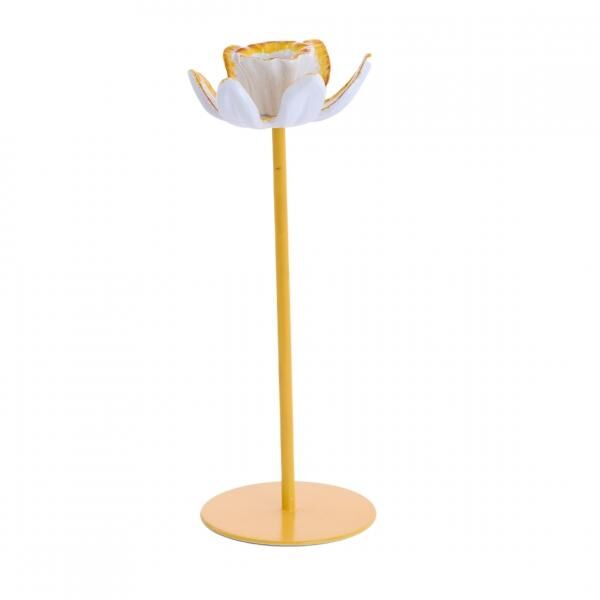 Light & Living Kerzenhalter Bogajo, gelb, 24 cm