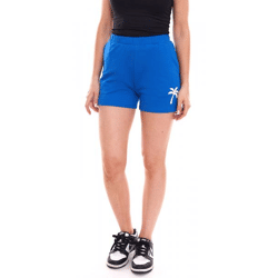 LTB Gonene Damen Shorts kurze Sommer-Hose mit Palmenstick Sweat-Hose 32458708 Blau