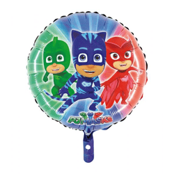 PJ Masks - Foil balloon - Round - 44 cm