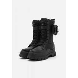 robuste Buffalo Damen Boots Schwarz