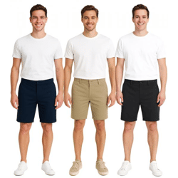!SOLID Joe Herren Freizeit-Bermuda Chino-Hose Baumwoll-Shorts kurze Hose 21108170 in Dunkelblau, Schwarz oder Beige