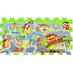 Stadt - Schaumstoff Puzzle 60696