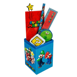 Super Mario - gefüllter Köcher, 7-teilig