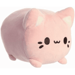 Tasty Peach Strawberry Meowchi approx. 18cm plush figure