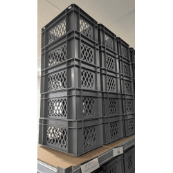 Transport-Stapelkasten TK 300/145; grau