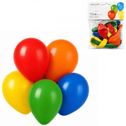 Amscan Luftballon, mehrfarbig, 20 cm, 10 Stück