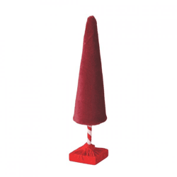 Boltze Weihnachtsbaum „Furly“ in Bordeauxrot, 48 cm