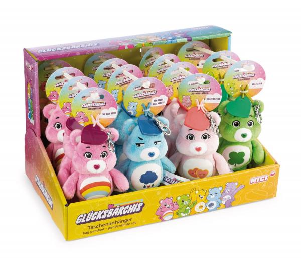CARE BEARS - Sortiment Taschenanh&auml;nger Gl&uuml;cksb&auml;rchis 15 cm 4