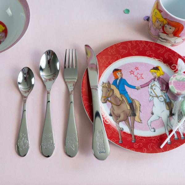 Children's cutlery set Bibi & Tina