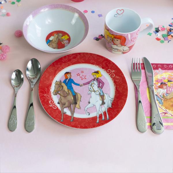 Children's cutlery set Bibi & Tina