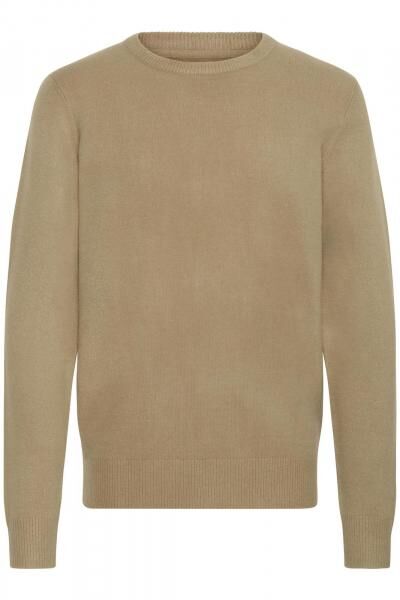 klassischer CASUAL FRIDAY CFHeine Herren Grobstrickpullover mit Label-Detail Strickpullover 20505605-1713121 Beige